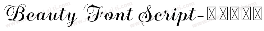 Beauty Font Script字体转换